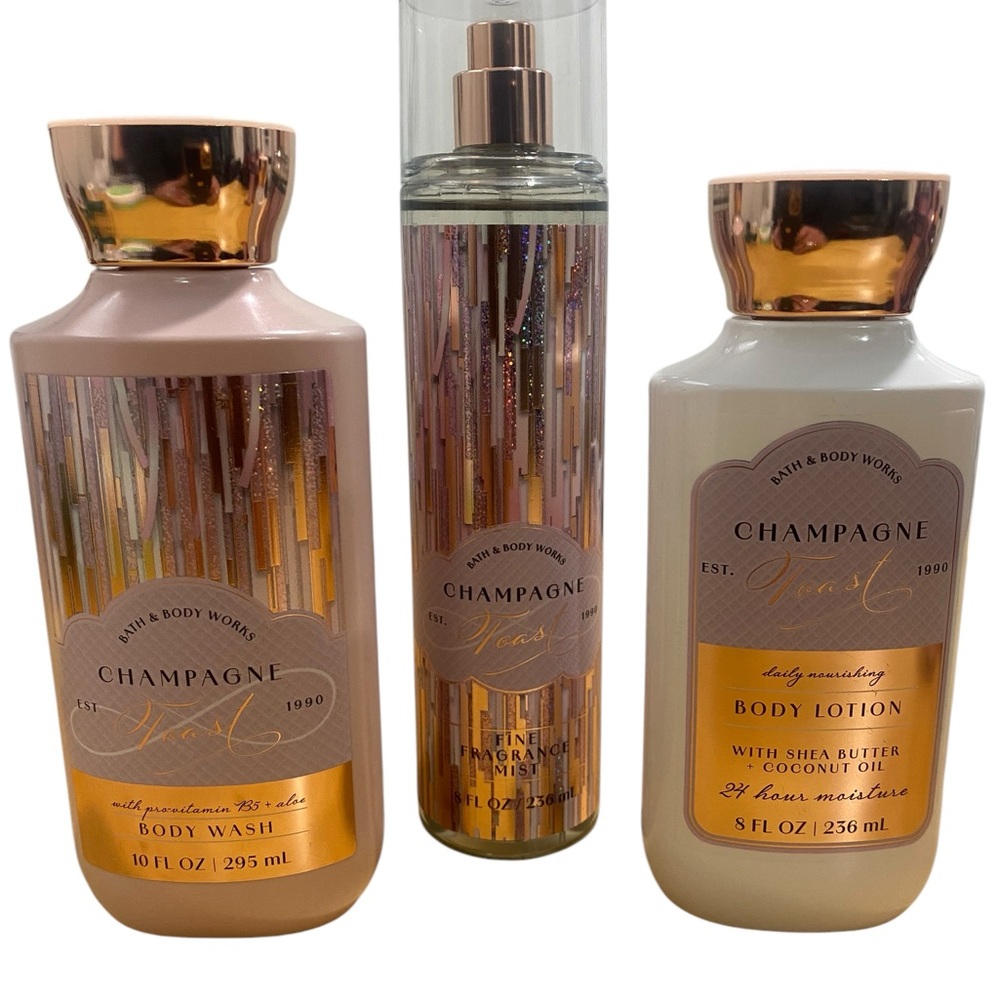 NEW Bath & Body Works Champagne Toast Set - Picture 1 of 6